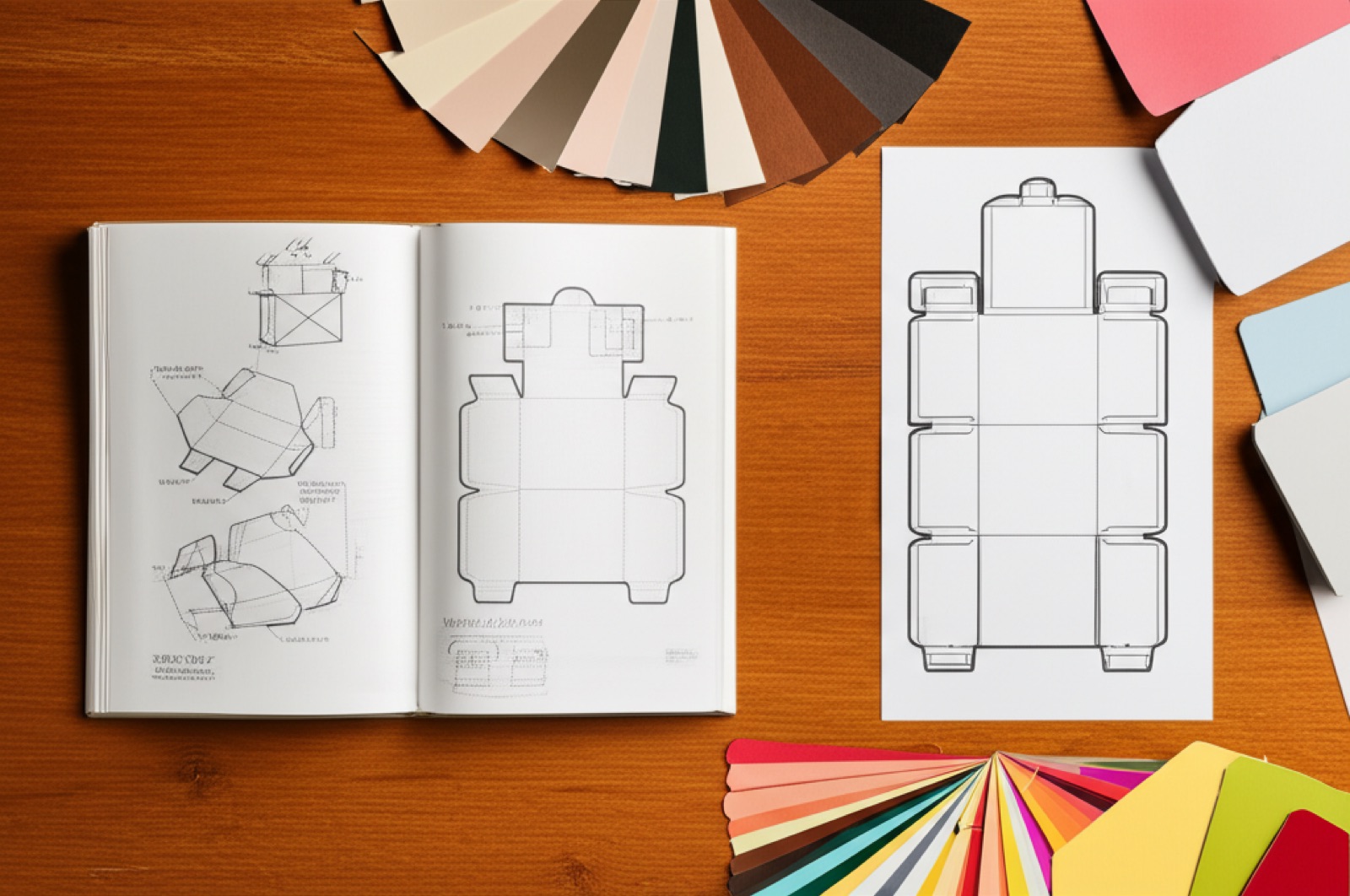 紙袋知識庫主視覺：提袋樣品、紙材與規格筆記