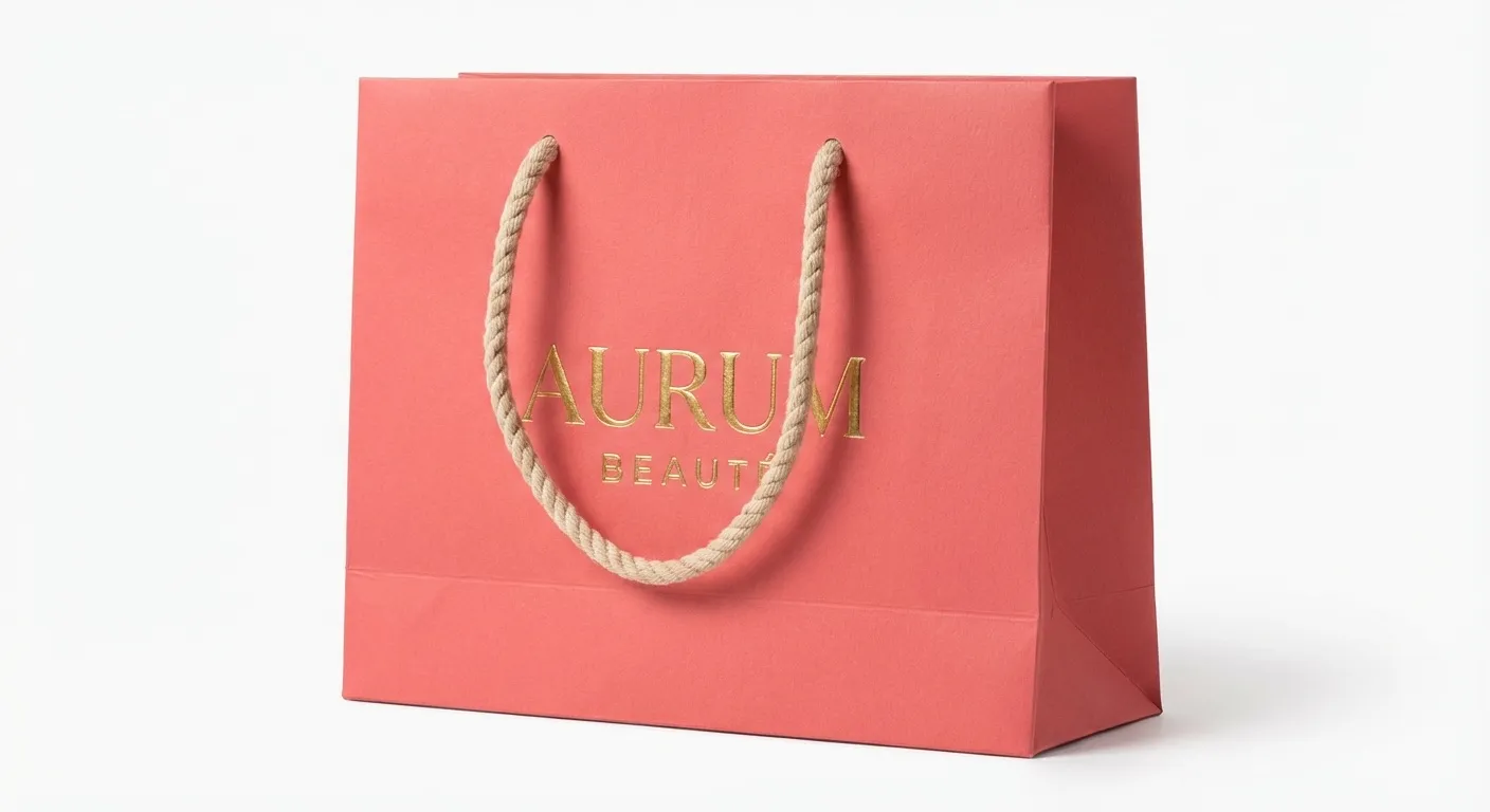 美妝品牌零售提袋展示