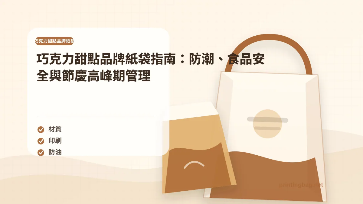 chocolate confectionery paper bag food safe moisture proof matte black foil stamp Taiwan