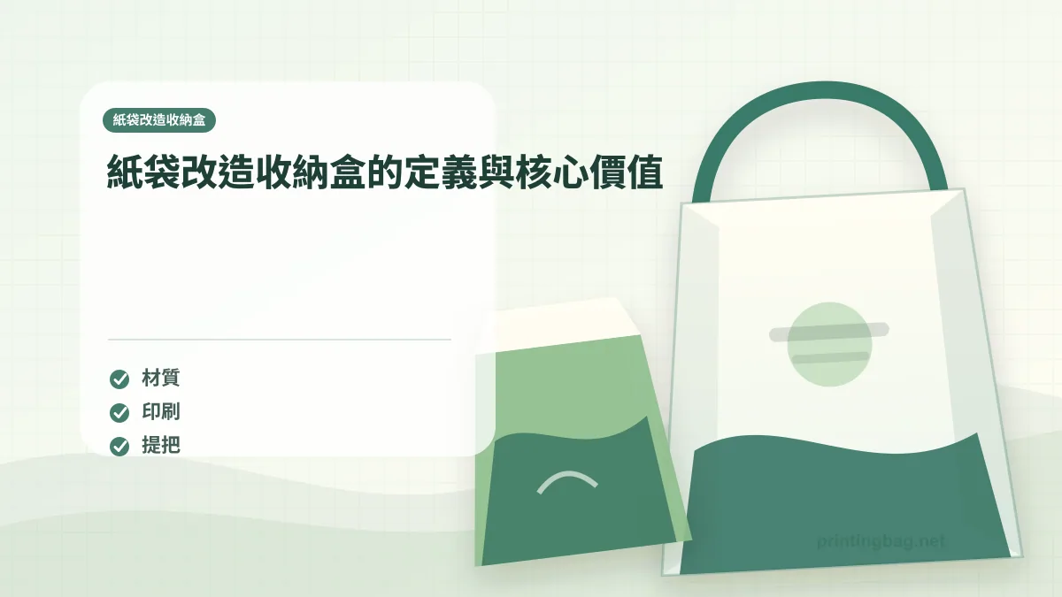 紙袋改造收納盒的定義與核心價值,紙袋改造收納盒相關細節圖