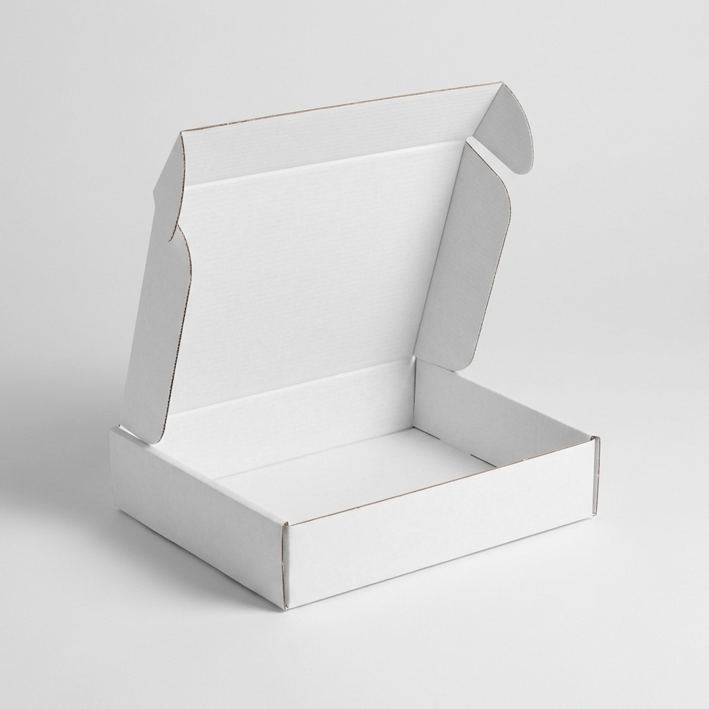 飛機盒(Mailer Box)結構展開圖