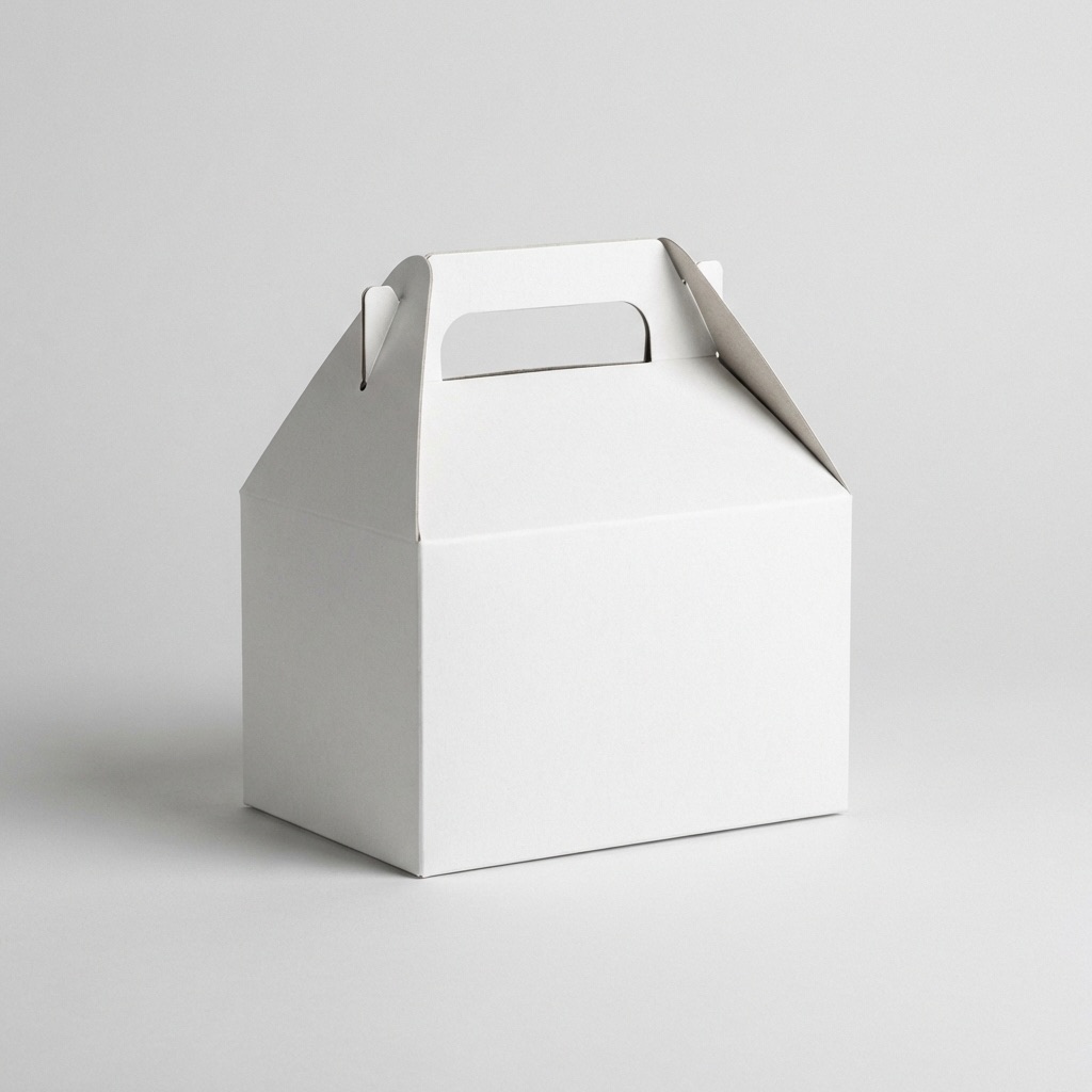 手提盒(Handle Box)結構展開圖