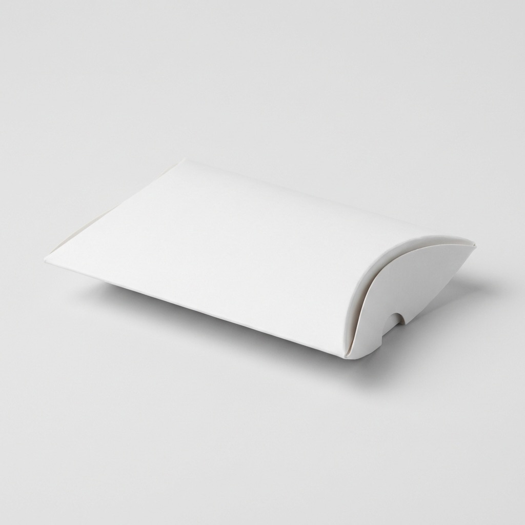 枕頭盒(Pillow Box)結構展開圖