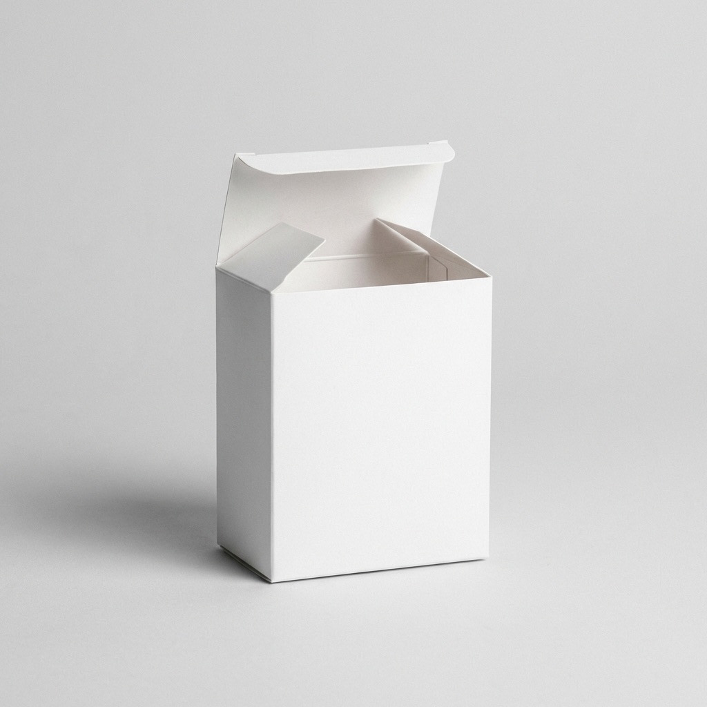 雙插盒(Tuck End Box)結構展開圖